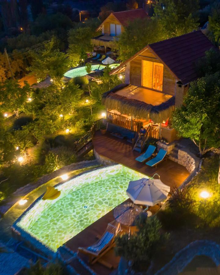 Villa Ambar Evleri Kalkan Esterno foto