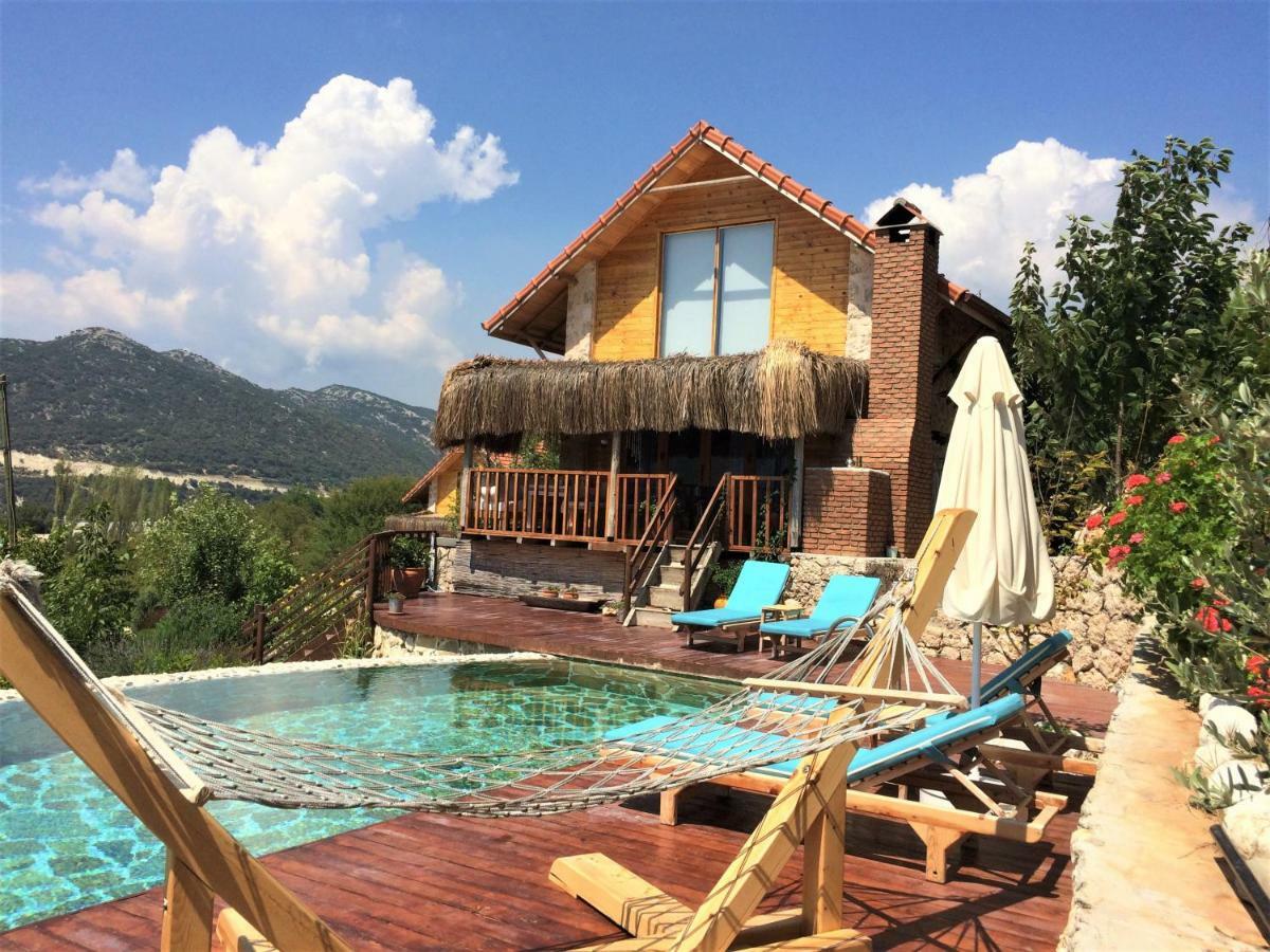 Villa Ambar Evleri Kalkan Esterno foto